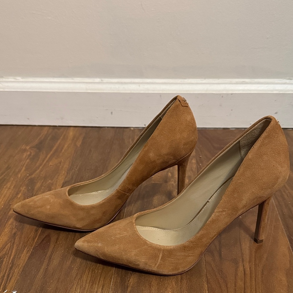 Sam Edelman Tan Suede Heels